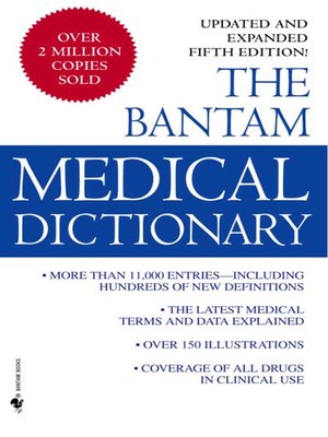 cover image of Bantam Medical Dictionary